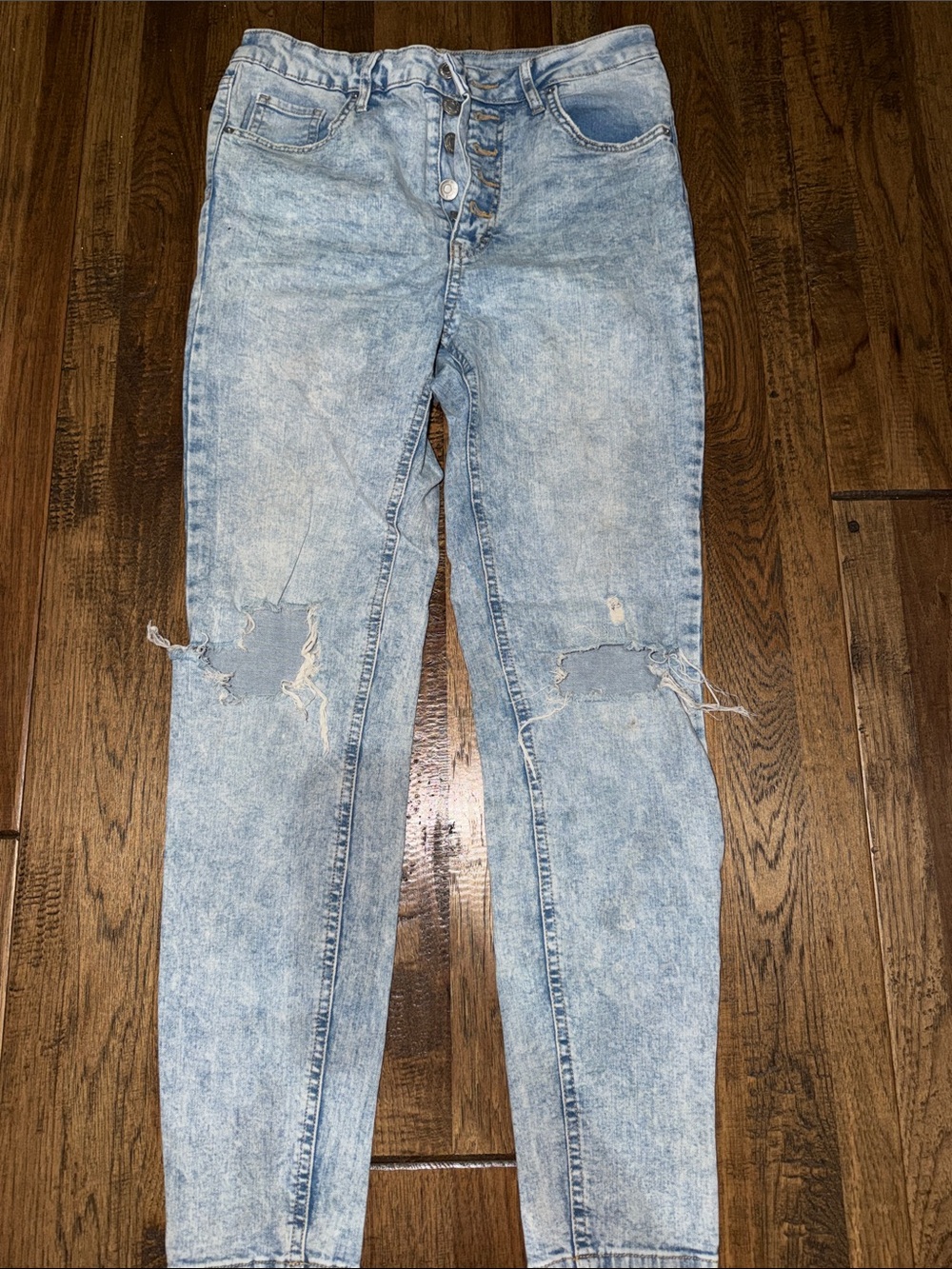 wild fable Light Acid-Wash Skinny Jeans